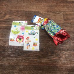 Collectable Toy Story 4 Pencil Case And (2) Thermal Transfer Rubber Sheets
