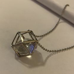 Tetradecahedron Pendant & necklace