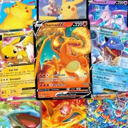 Pokemon 100-Card  3 GUARANTEED ULTRA RARE OFFICIAL TCG CARDS VMAX EX VSTAR GX