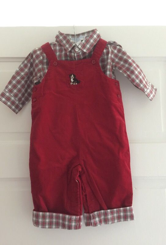 Janie and jack dog outfit Red cute for Valentine’s Day! 3-6 month’s