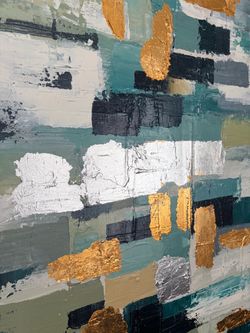 Abstract Acrylic Painting on Canvas