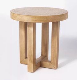 Rose Park Round Wood End Table - Threshold™ designed with Studio McGee: Traditional Accent Furniture, 22" Height