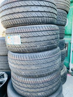 New set of 235-40-18 tires for sale Free installation