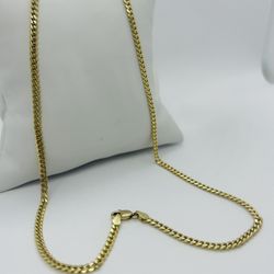 Chain Yellow Gold 10k. Cuban Link