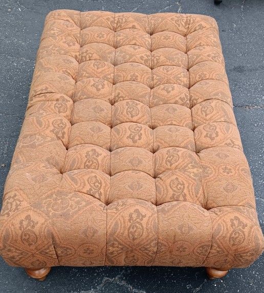 Antique footstool ottoman 50x30