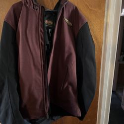 Harley Davidson Men's 120th Anniversary Riding Fleece - Rum Raisin & Black Sz 2xl NWT