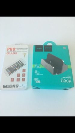 Charger and screen protector for iphone 7 or iphone 7 plus