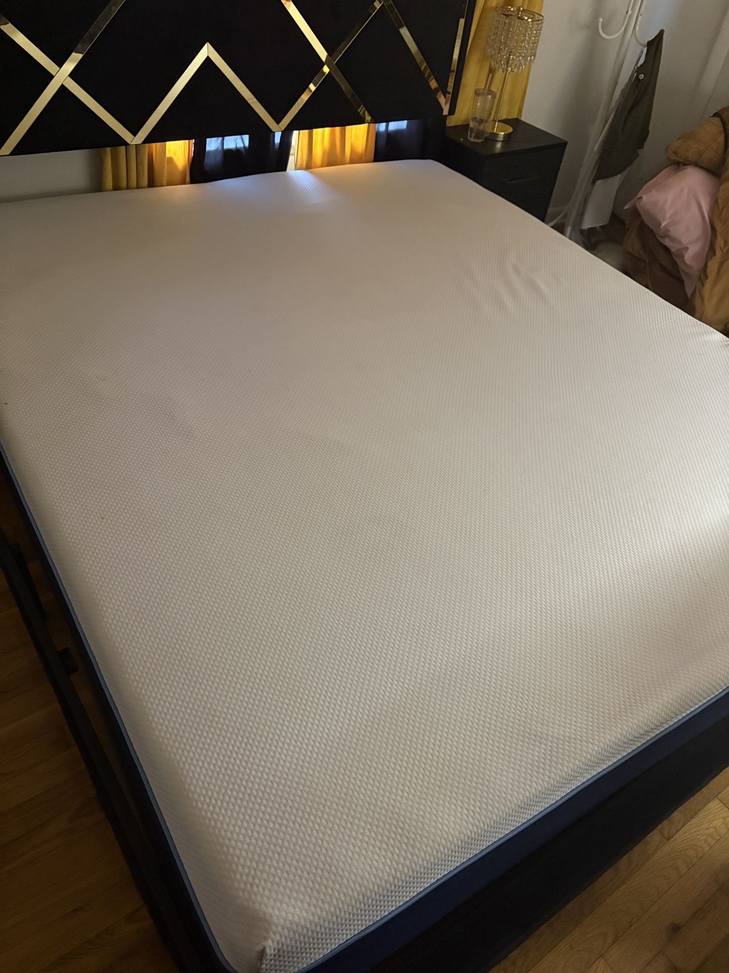 A Mattress King Size And Two Box Frame