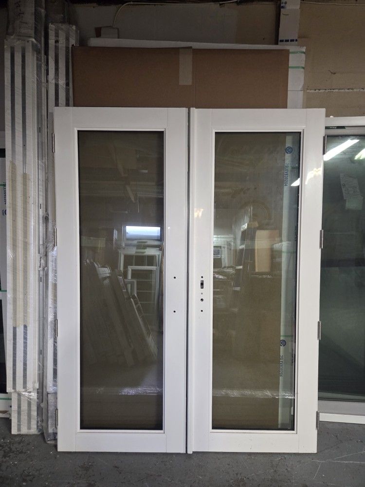 Brand New 60W x 80H PGT Double French Doors (No Frame)