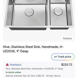 Stainless Steel Sink Handmade 