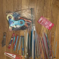 Lot of Knitting Needles & Crochet Hooks