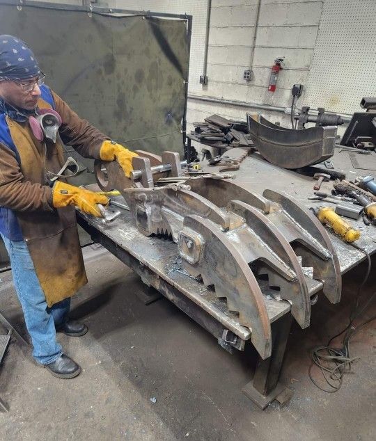 Excavator Backhoe Buckets Thumbs Rippers Rakes And More