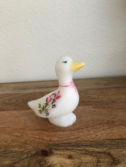 Lenox crystal painted goose/duck