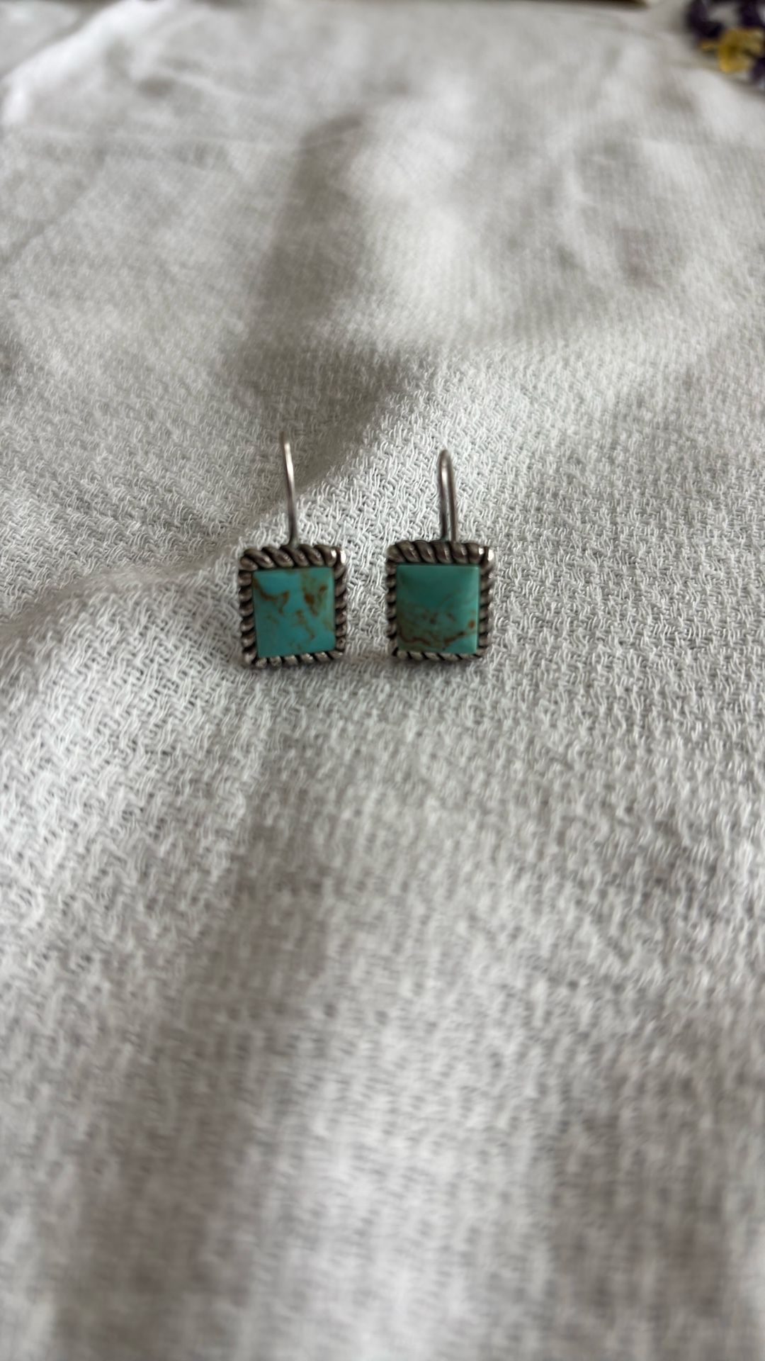 Sterling Silver Turquoise Earrings