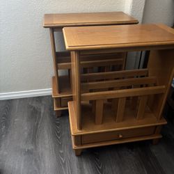 Free - Bedroom Oak End tables