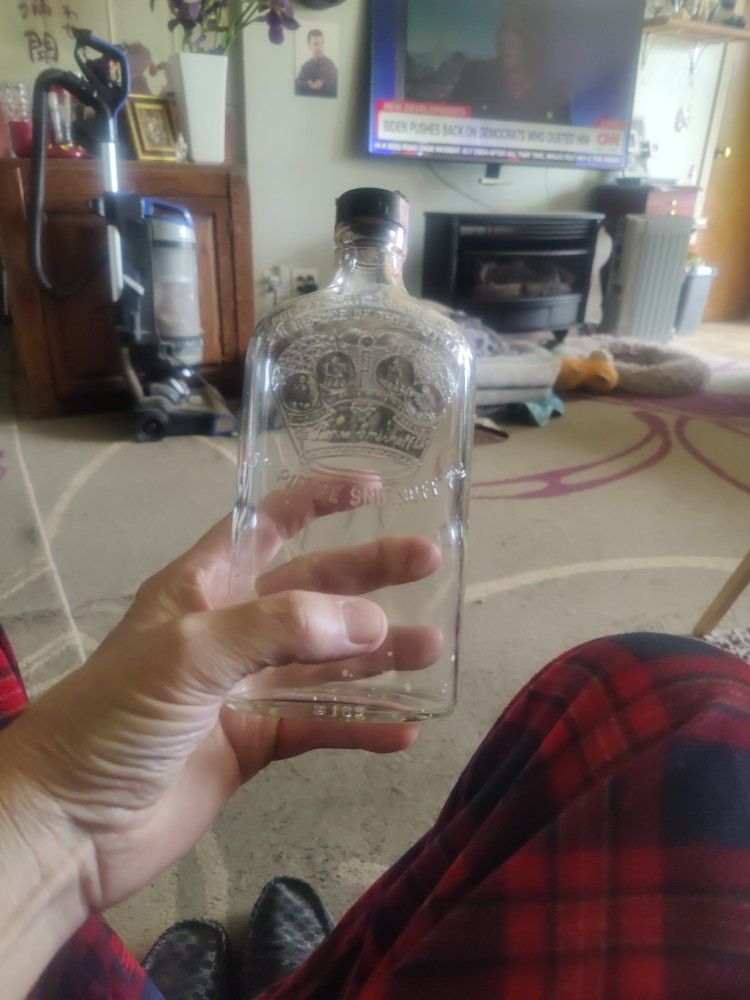 Old Smirnoff Liquor Bottle