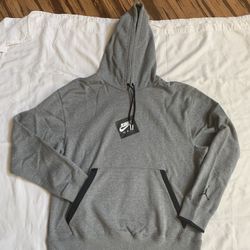 Nike Men Jordan Jumpman Classic Fleece Hoodie Carbon Heather Gray SIZE MED