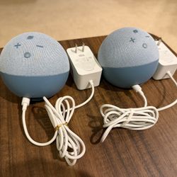 2 Amazon Echo Dot - 4th Generation 