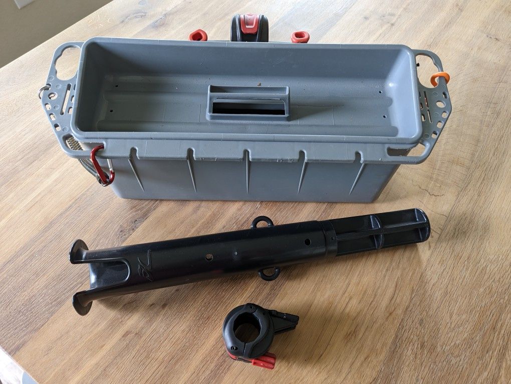 Hobie Accessories - H Rail Tray, Rod Holder Extender, Mighty Mount
