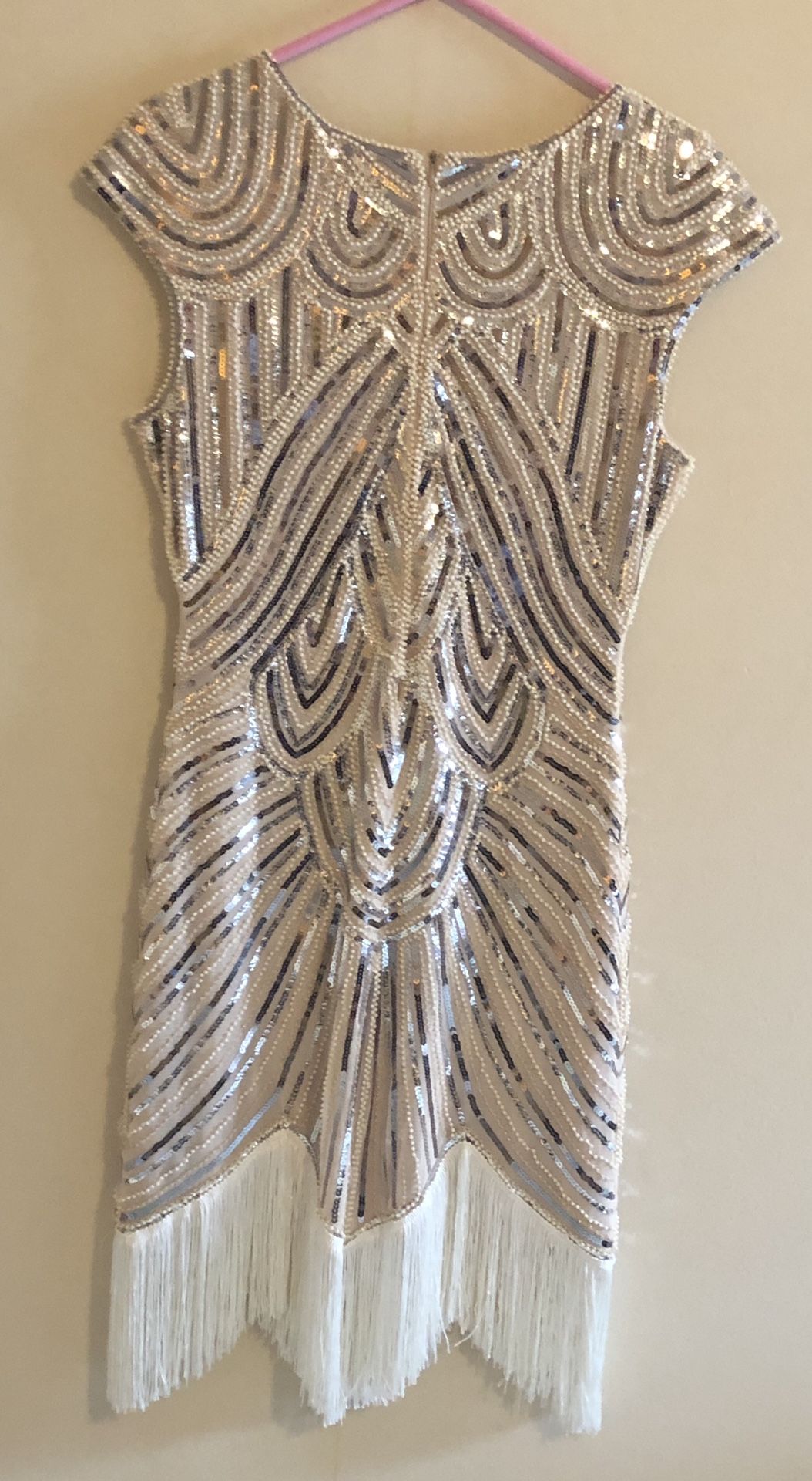 Fringed flapper dress