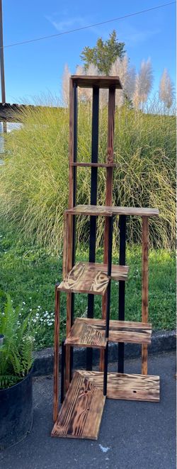 6 1/2 foot corner plant stand