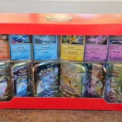 Pokemon Prismatic Evolutions 8 Pack Mini Tins Collection 