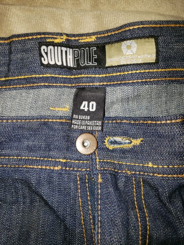 South Pole Baggy Jean Dark Denim Men