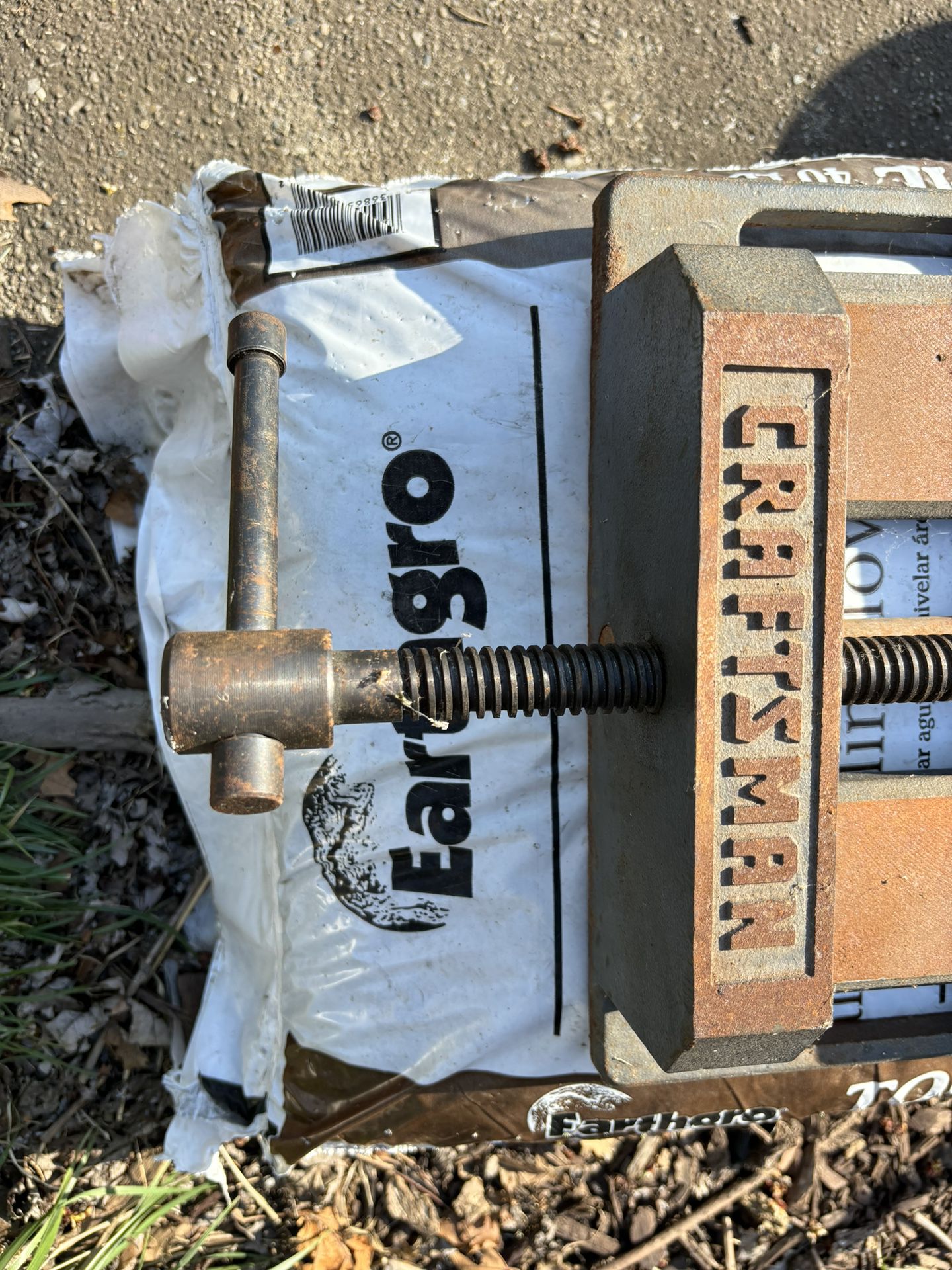 Old Craftsman Vise Machinist Tools Drill Press 