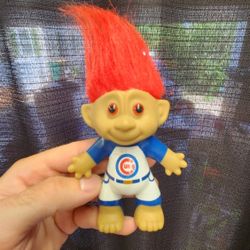 Chicago Cubs Troll Doll
