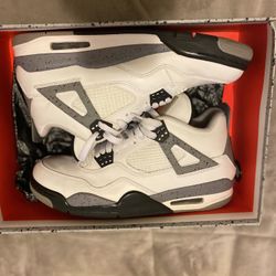 Jordan 4 White Cement 