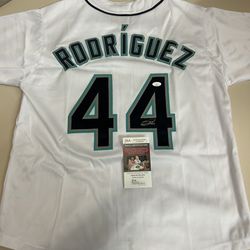Julio Rodriguez Autograph Auto Seattle Mariners Custom White Baseball Jersey JSA