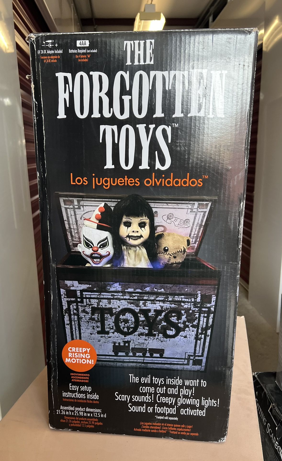 21 in. Tall Halloween Pop Up Toy Box Forgotten Toys for Sale in Clermont FL OfferUp