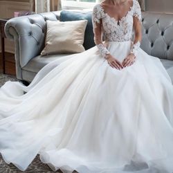 Paloma Blanca Wedding Dress Size 6