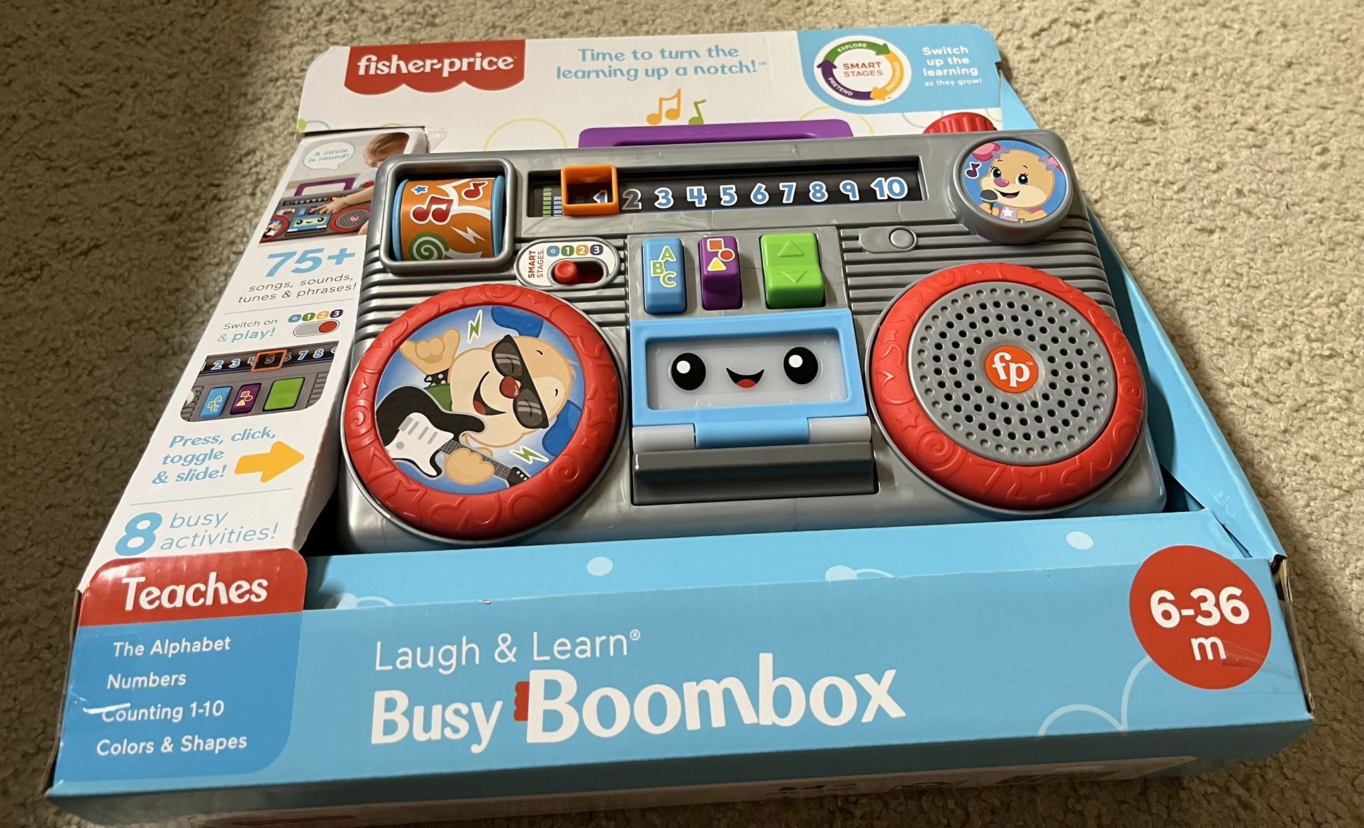 Fisher-Price Laugh & Learn Busy Boombox