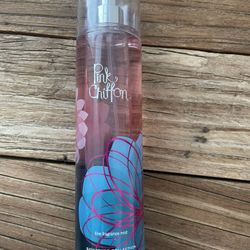 Discontinued Bath & Body works Pink Chiffon Fragrance Body Mist 8 Fl. Oz