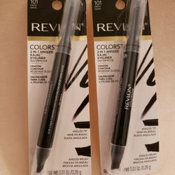 Revlon ColorStay 2-in-1 Angled Kajal Eyeliner, Onyx - 0.01 oz