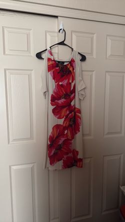 Women’s Off White Satin Dress size 12
