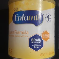Baby yellow enfamil  milk