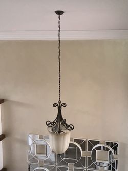 Hanging light fixtures