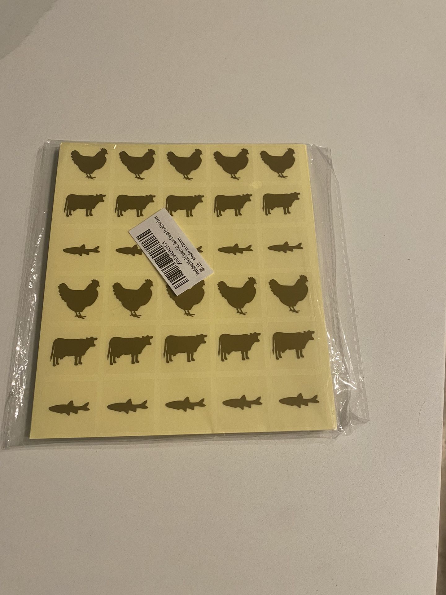 Meal Choice Stickers