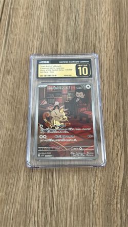 PRISTINE Gold Team Rocket Meowth