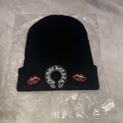 Chrome heart beanies