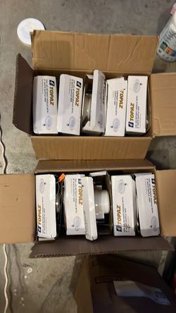 12 W 6” retrofit white Badfle Trim