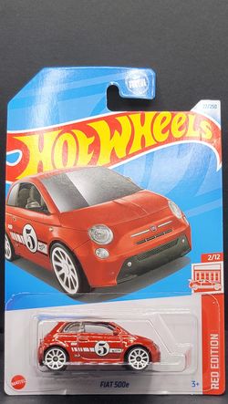 Hot Wheels Fiat 500e Red Edition 