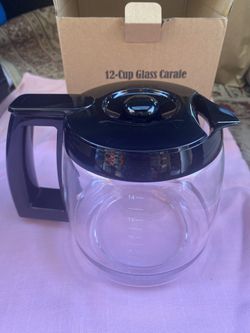12-Cup Glass Carafe NEW Coffee Pot