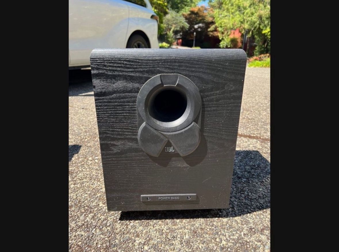 LOW PRICE MOVING- JBL $950 + TAX ORIGINAL RETAIL SUBWOOFER 