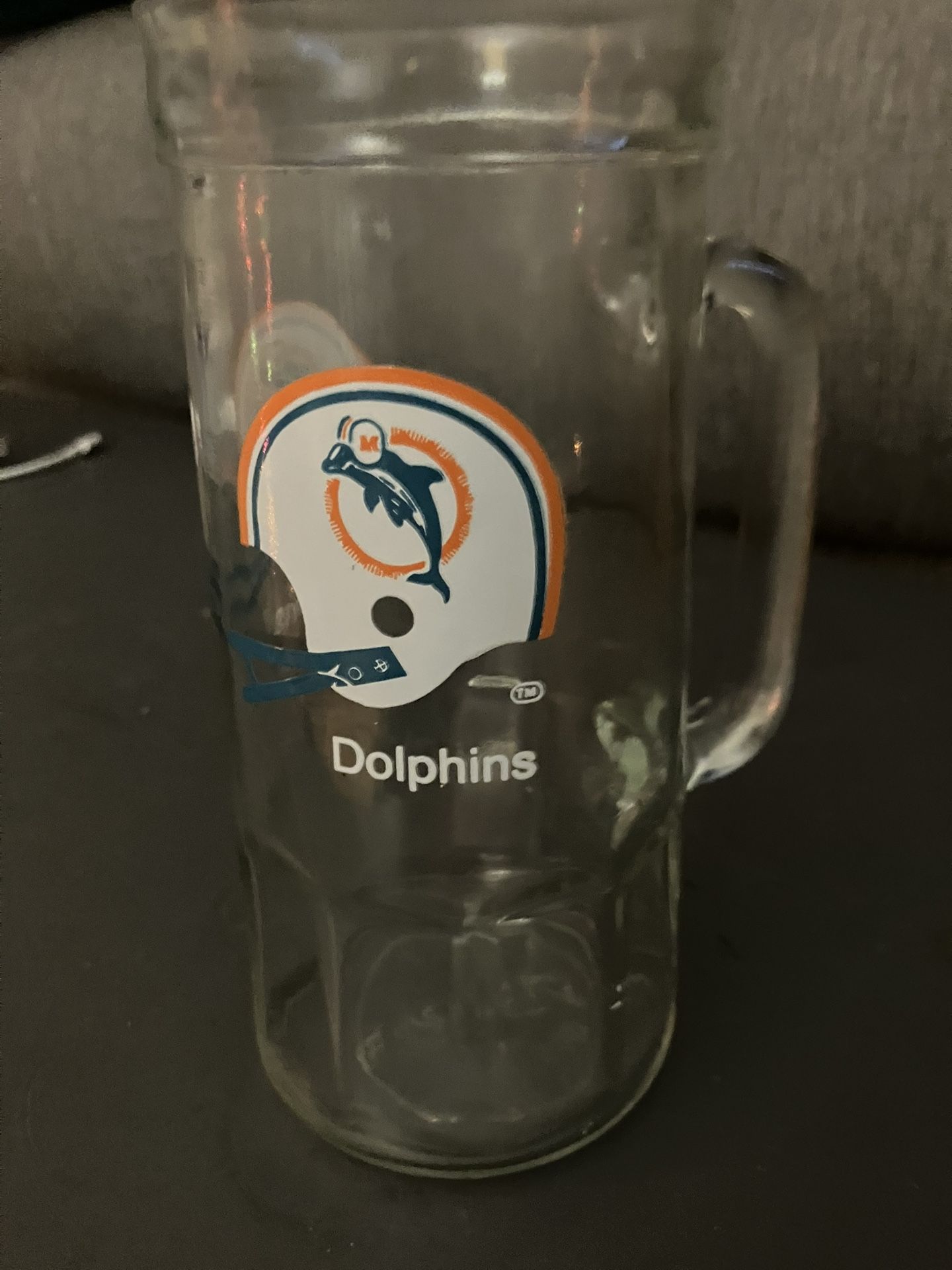 Old School Dolphins Glass Mug