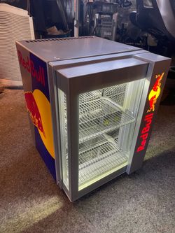 Red Bull mini fridge
