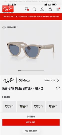 Ray Ban Metas Skylar Gen 2