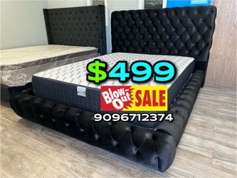 Queen Size European bed with orthopedic mattress